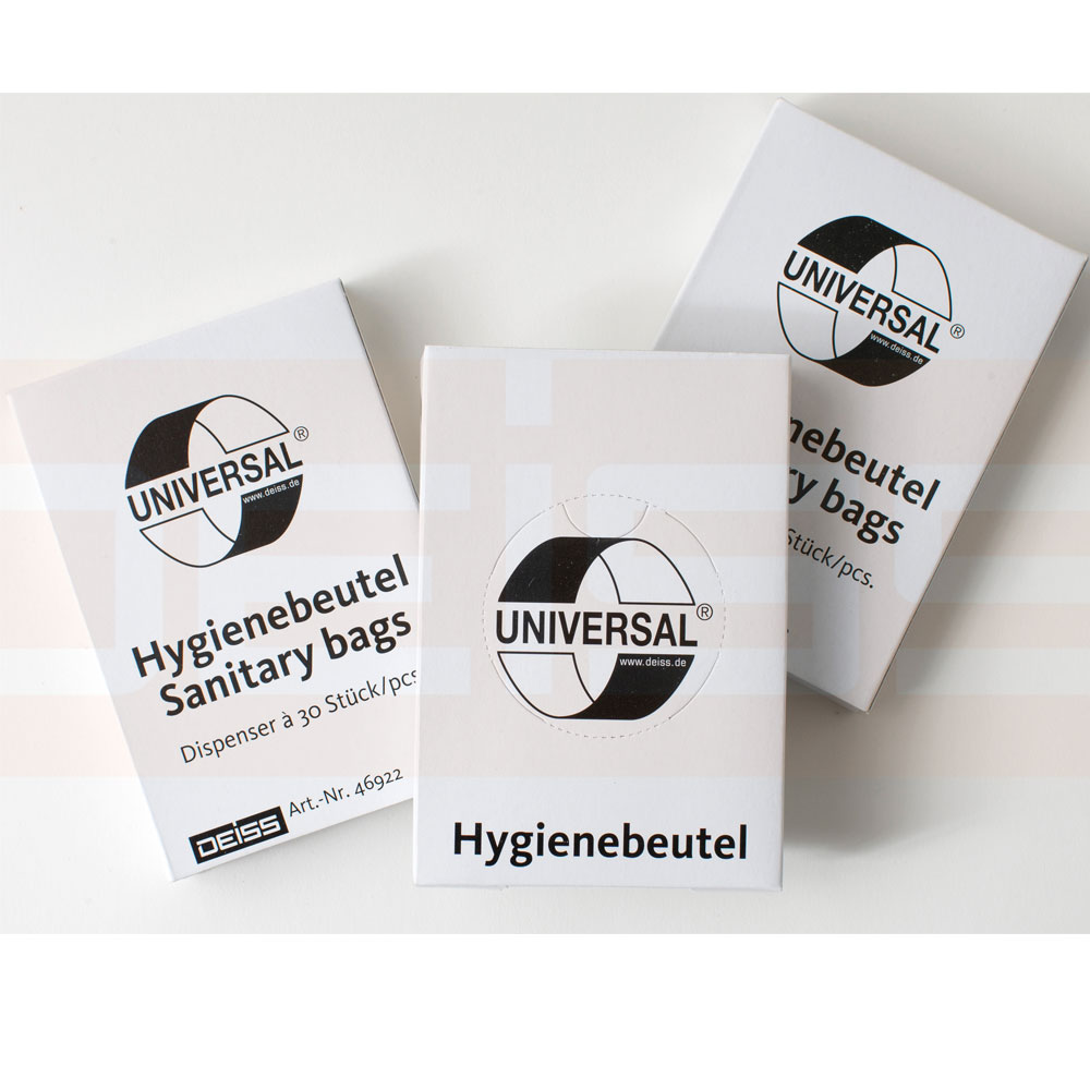 3 x 30 Hygienebeutel, im Nachfüllpack, HDPE
