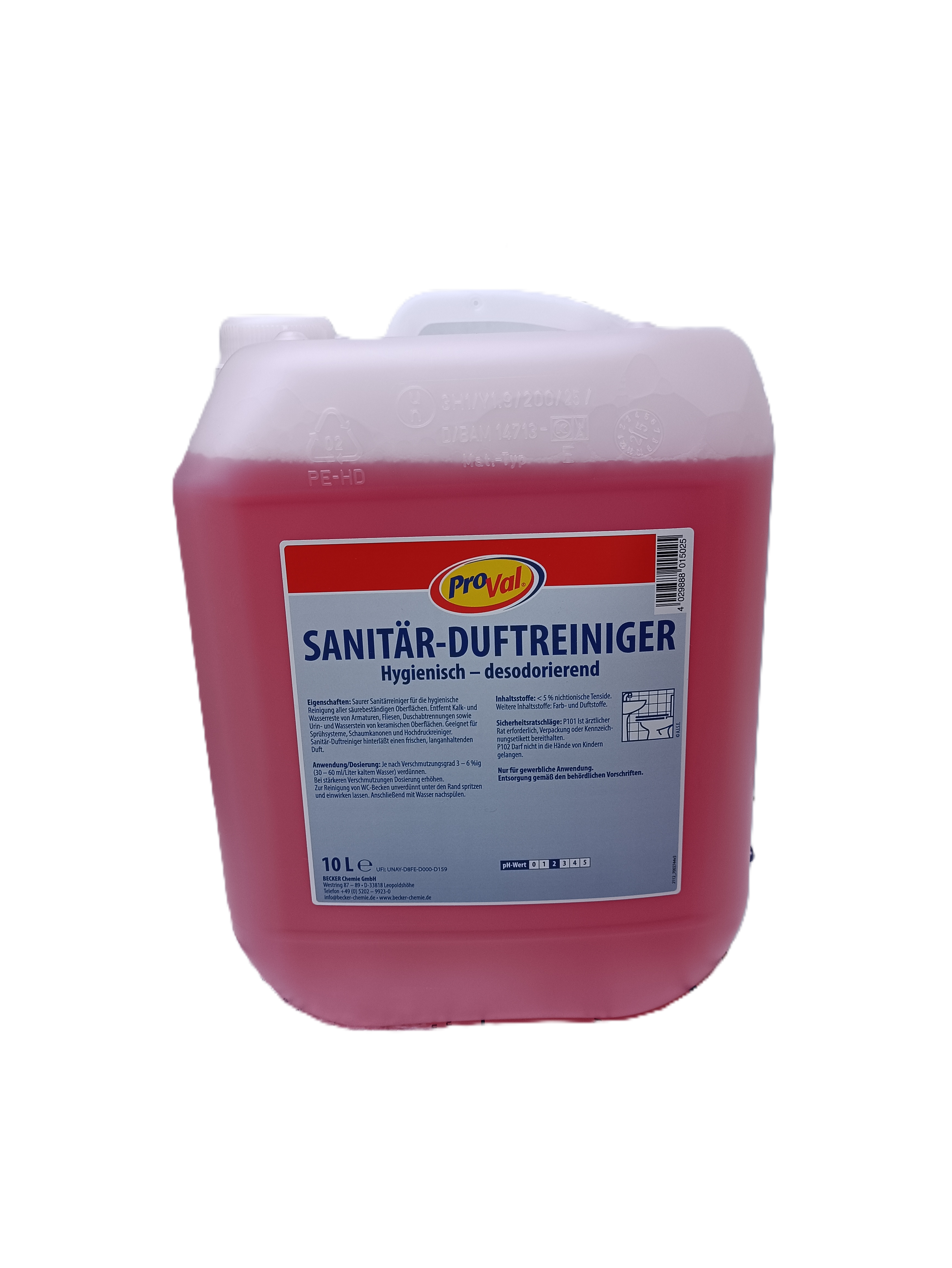 Sanitärduftreiniger & Badreiniger, Saurer WC-Reiniger