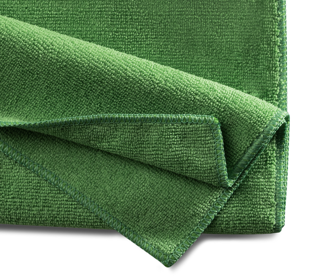 20er Pack Mikrofasertücher Grün 40x40 cm – Profi-Putzlappen streifenfrei & kochfest