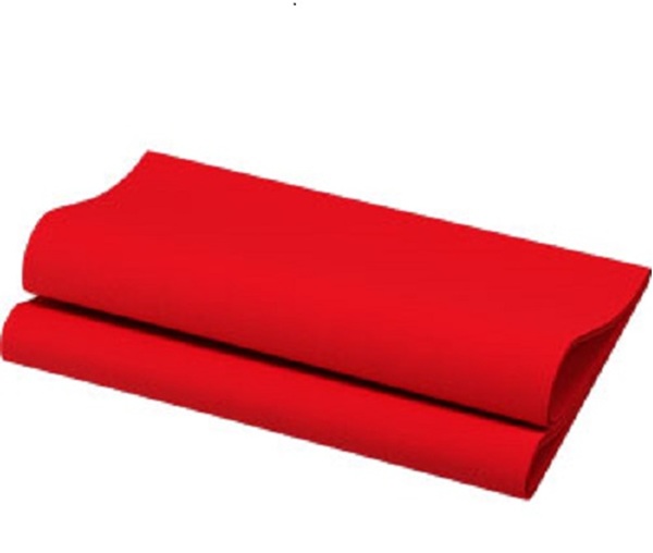 Duni Dunisoft Papierservietten Rot 40x40 cm – Premium Servietten stoffähnlich