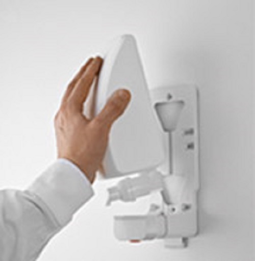 Lavela Wandhalterung für 1L Schaumseifenkartuschen – Weiß