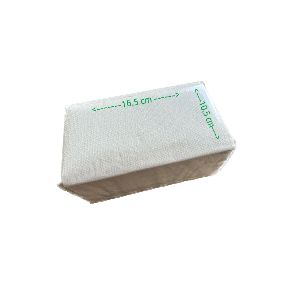 Spenderservietten 16,5x10,5 cm gefaltet 2-lagig für Thekenspender