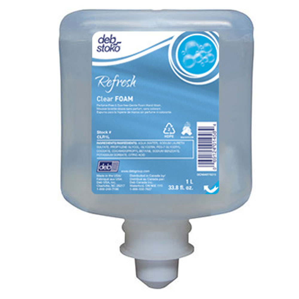 deb stoko Refresh clear foam 1 Liter Seife für deb Spender