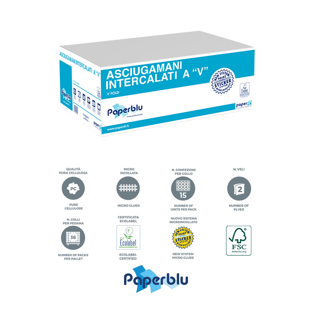 paperdi, Datenblatt v- Falz Papierhandtücher