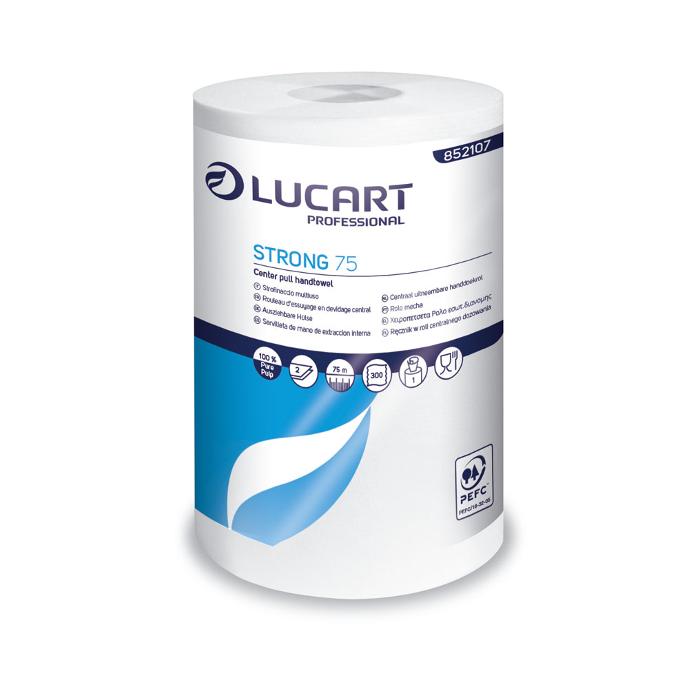 Lucart Strong 75, Küchenrolle mit 300  Blatt/Rolle
