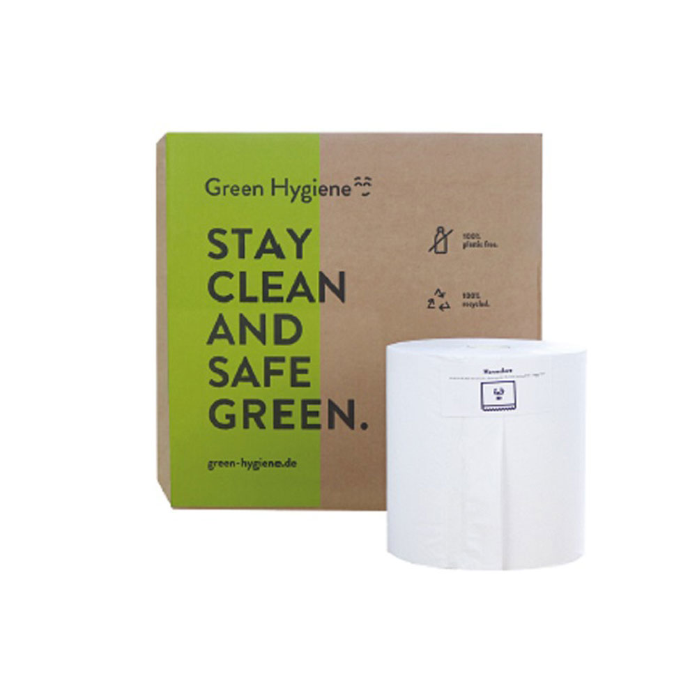 Green-HYgiene, Ökologische HAndtuchpapierrolle, Autocut und Sensor;2-lagig, 150m
