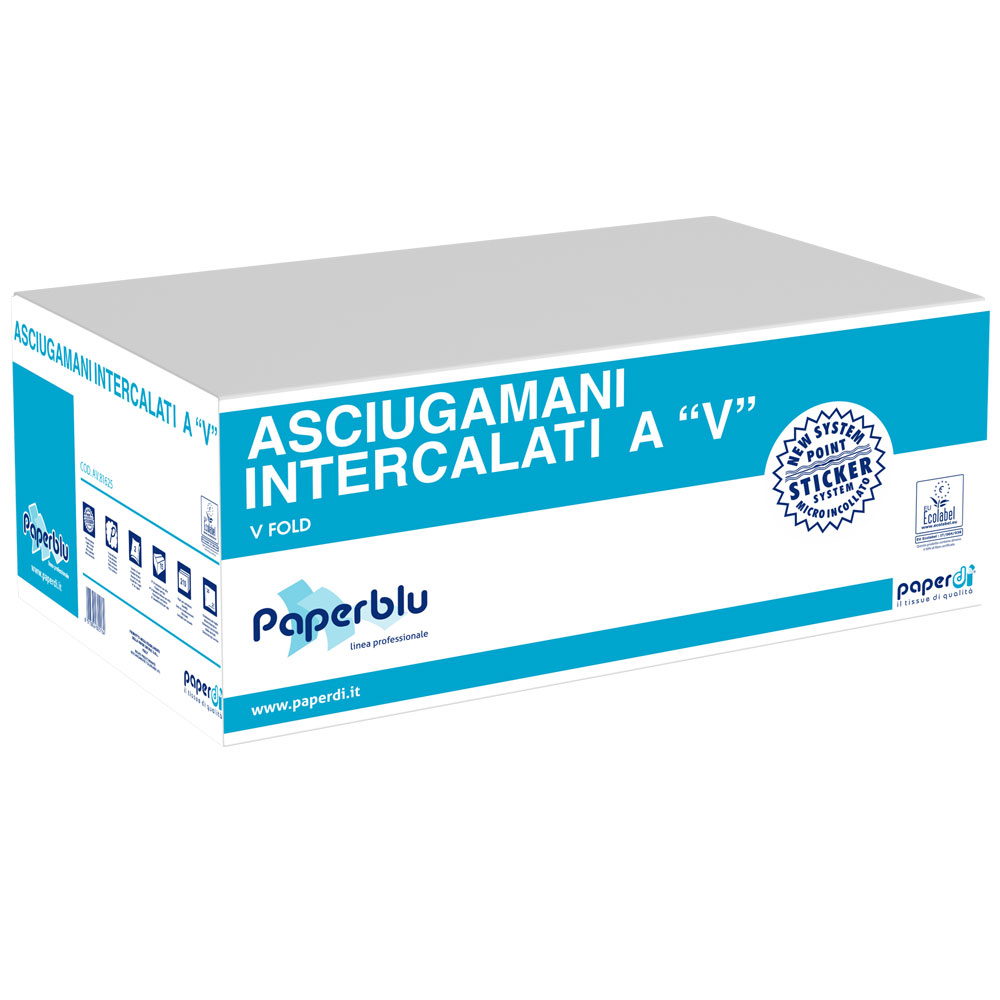 V- Falz Papierhandtücher 2-lagig, Zellstoff, 25x 21 cm