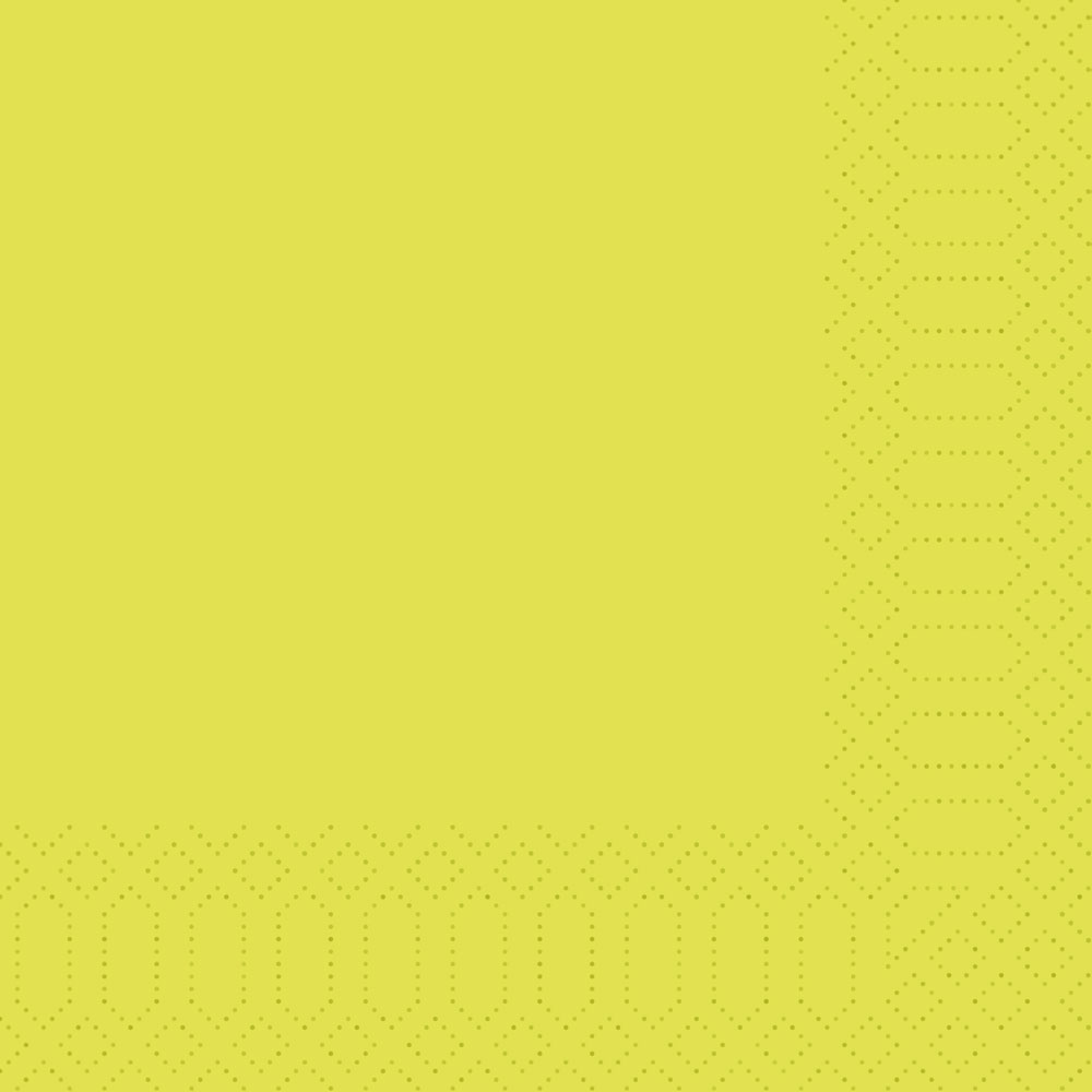 DUNI Zelltuch Serviette kiwi giftgruen hellgruen 33x33 cm 1/4 Falz 3-lagig