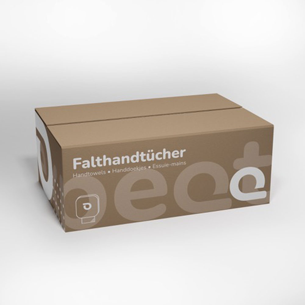 Karton Falthandtuchpapier DC-Falz 2400 Blatt
