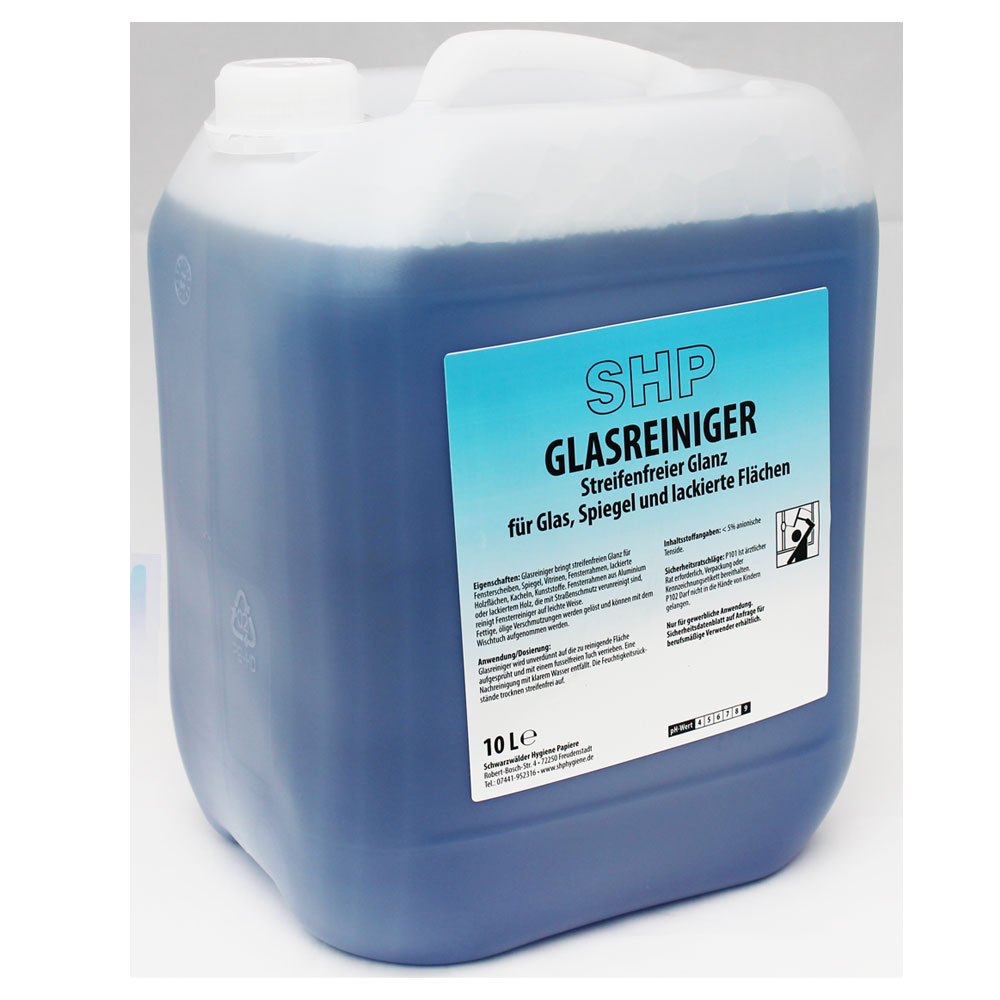 10 Lier Glasreiniger für Glas Spiegel und andere glatte Flächen