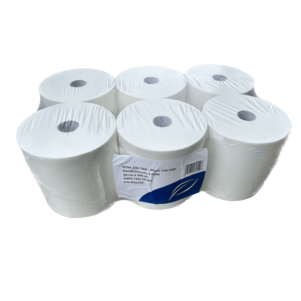 HTM 200 TAD Handtuchrolle 1-lagig aus TADZellulose 200 m lang 20 cm breit