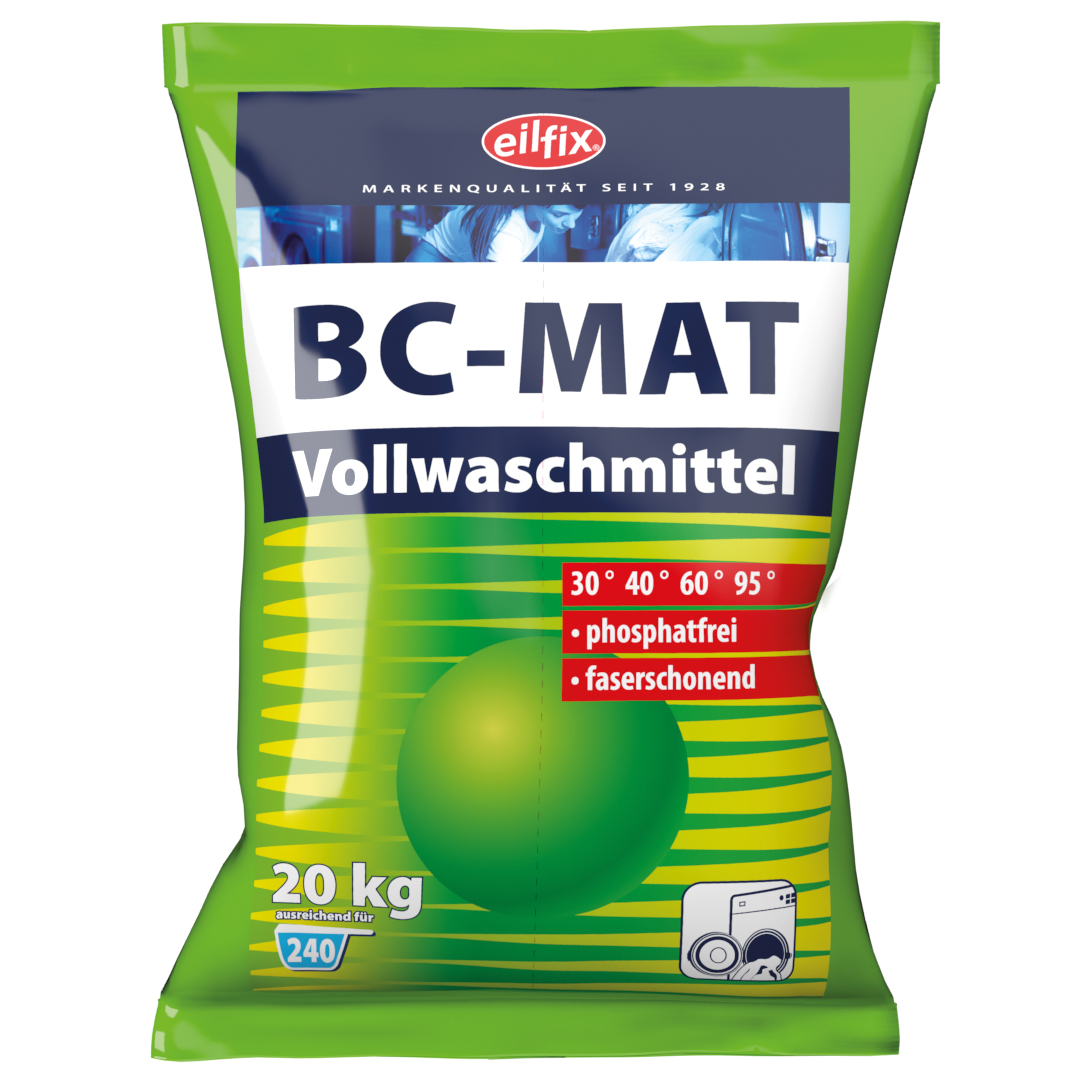 BC-Mat Vollwaschmittel phosphatfrei – 20 kg Sack