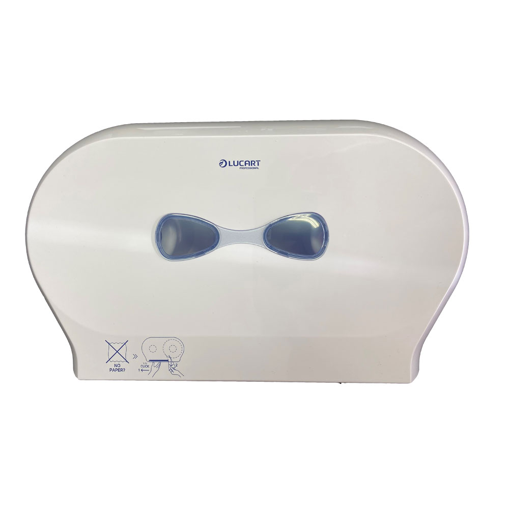 Zwillingsspender Doppelspender Lucart Mini Jumbo Rollen