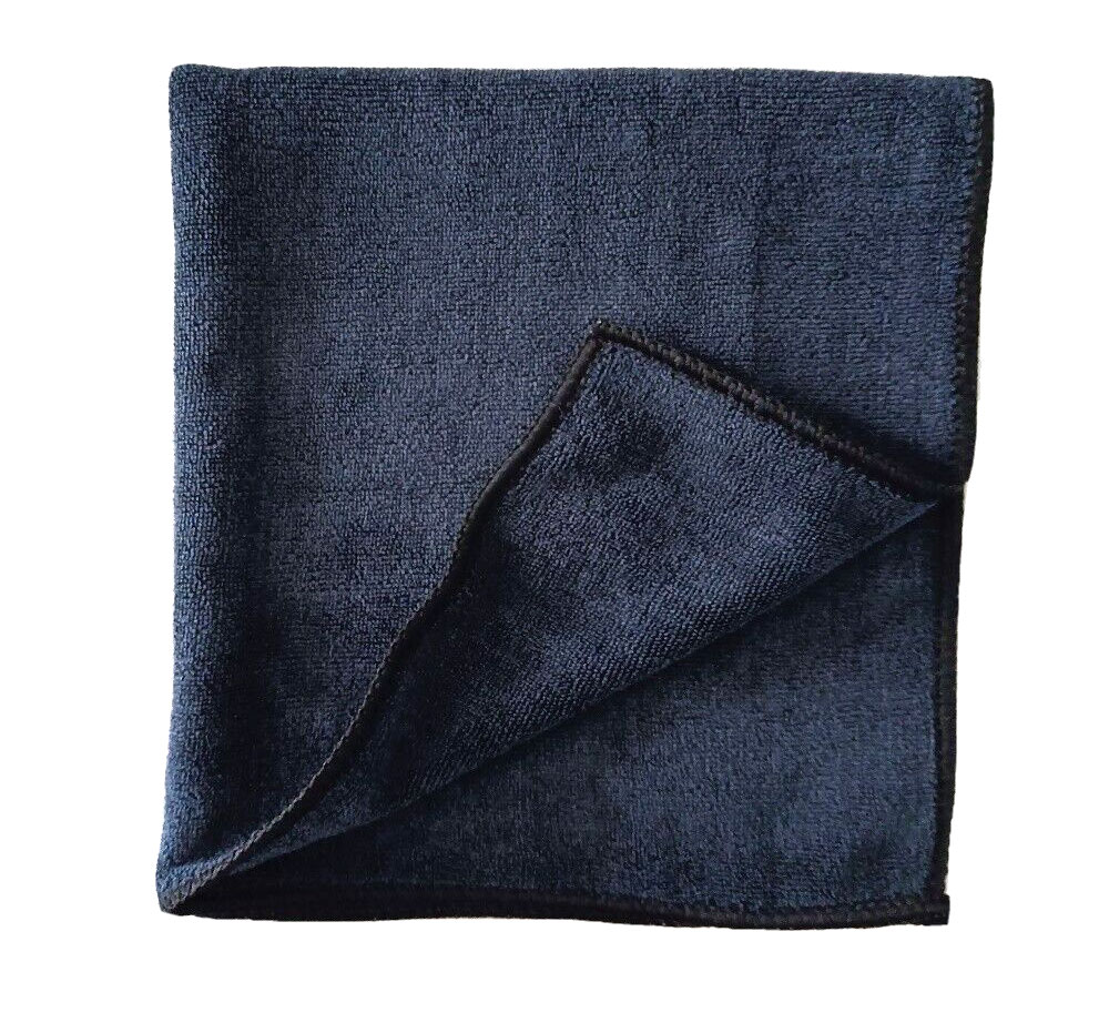 Mikrofasertuch schwarz Putztuch 40x40 cm