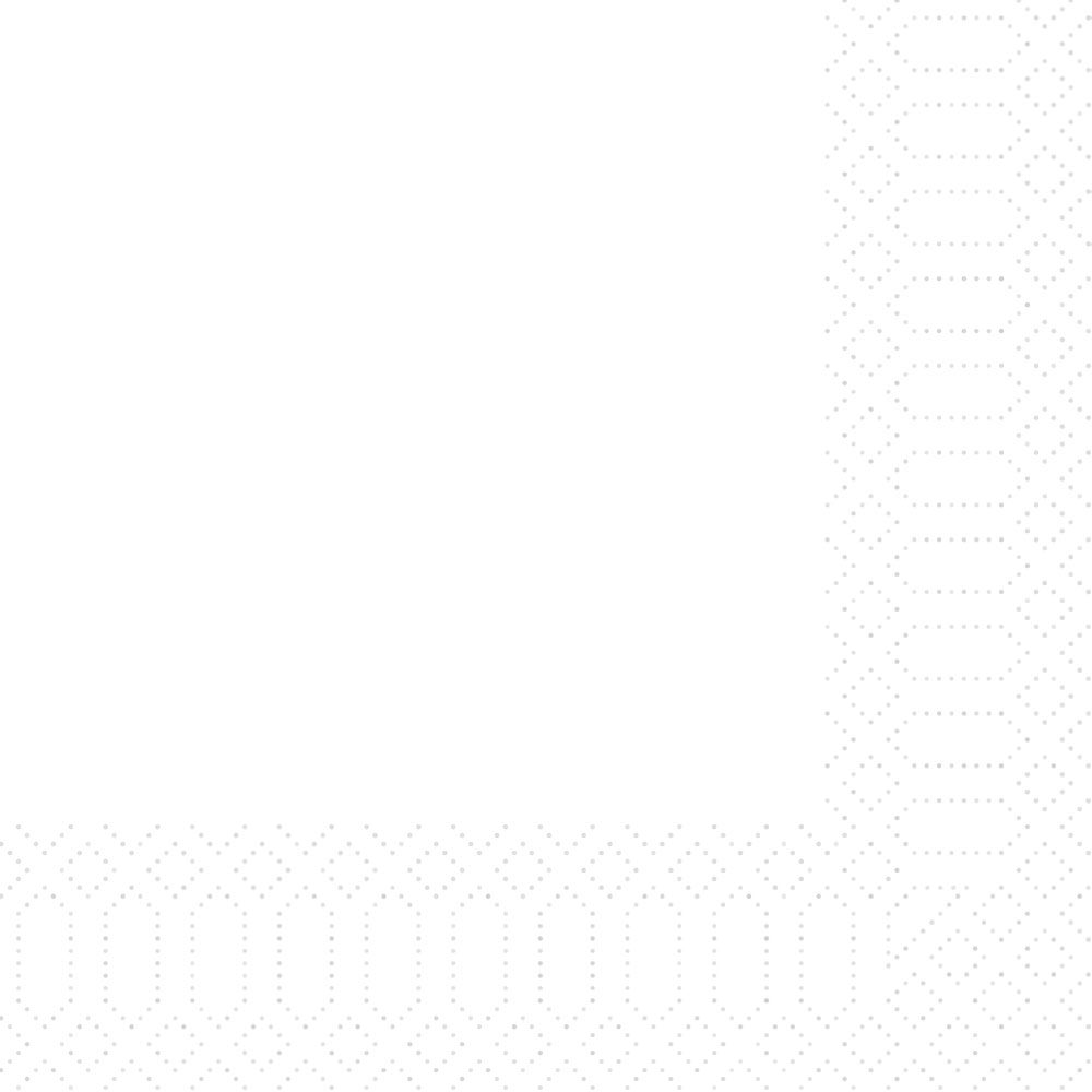 weiße Serviette 20 x 20 cm