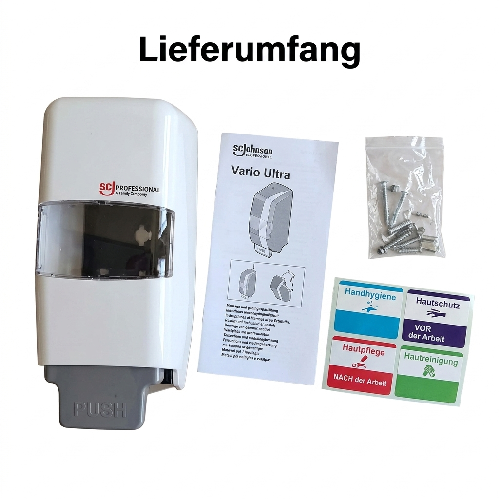 SCJ deb Stoko Vario Ultra® Spender – Weiß (1L & 2L)