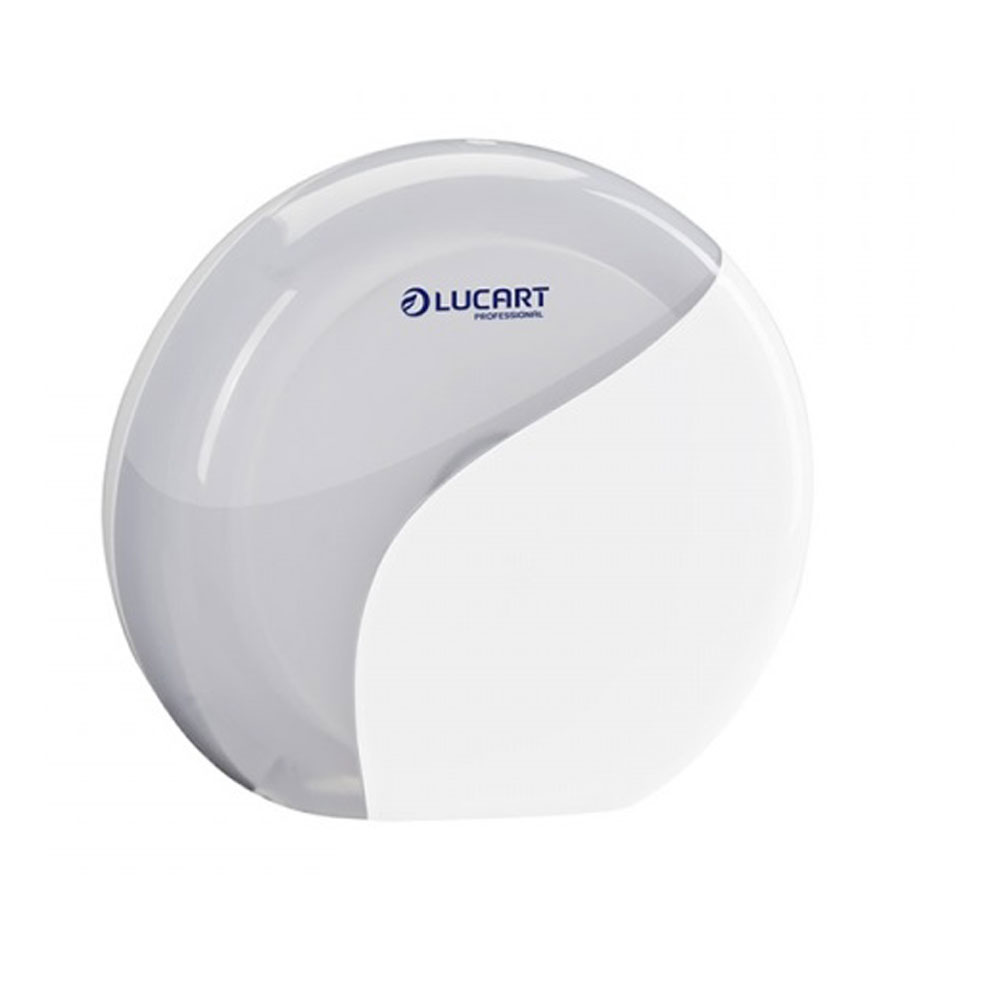 Minijumbotoilettenpapierspender weiß für Rollen Durchmesser 18cm