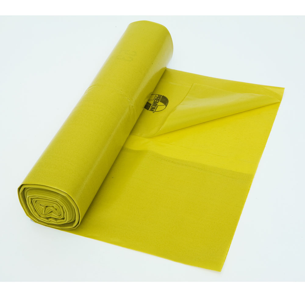 gelber Müllsack, 120 Liter, 25 Stück, gelber Sack