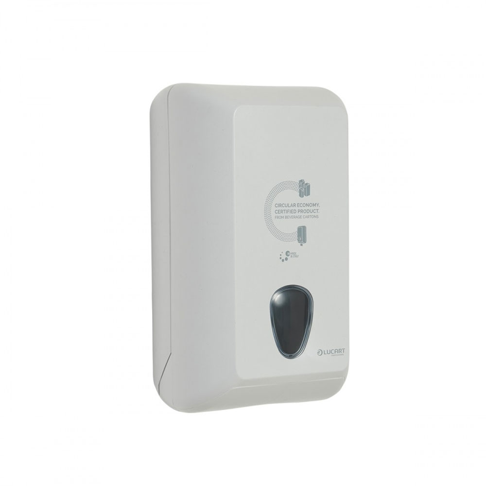 Eco Natural weisser Toilettenpapierhalter Spender für Bulk Pack Einzelblatttoilettenpapier