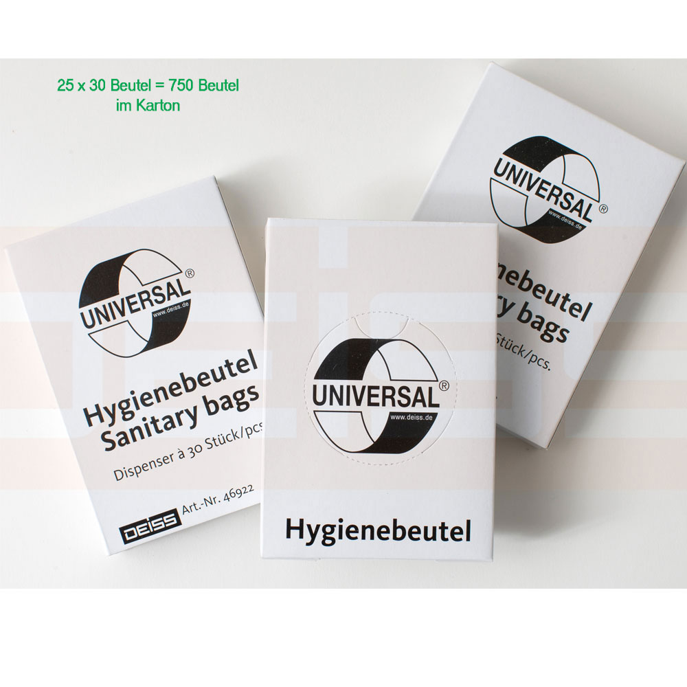 Hygienebeutel für Tampons und Binden