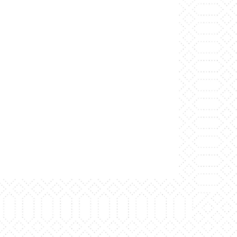 Premium Papierservietten Weiß – 33 x 33 cm, 2-lagig (1.800 Stück)