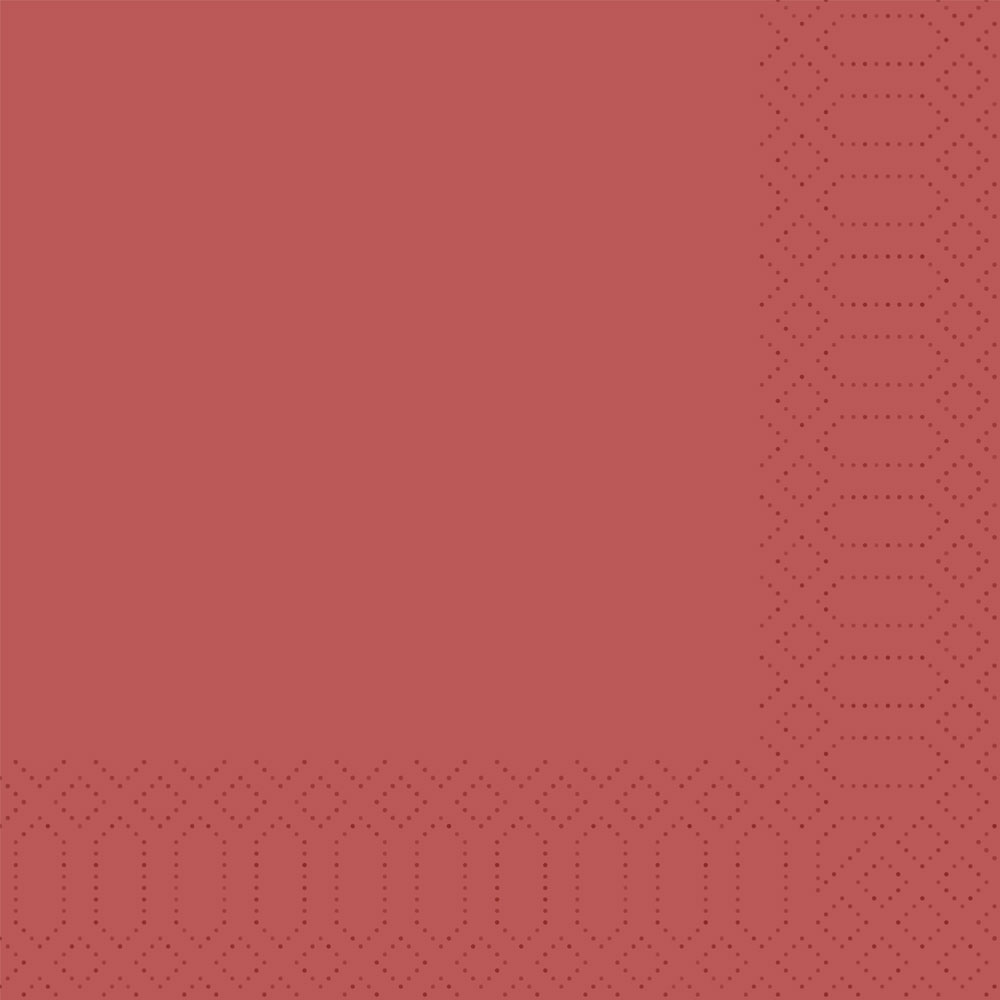 DUNI Zelltuch Serviette bordeaux dunkelrot 33x33 cm 1/4 Falz 3-lagig
