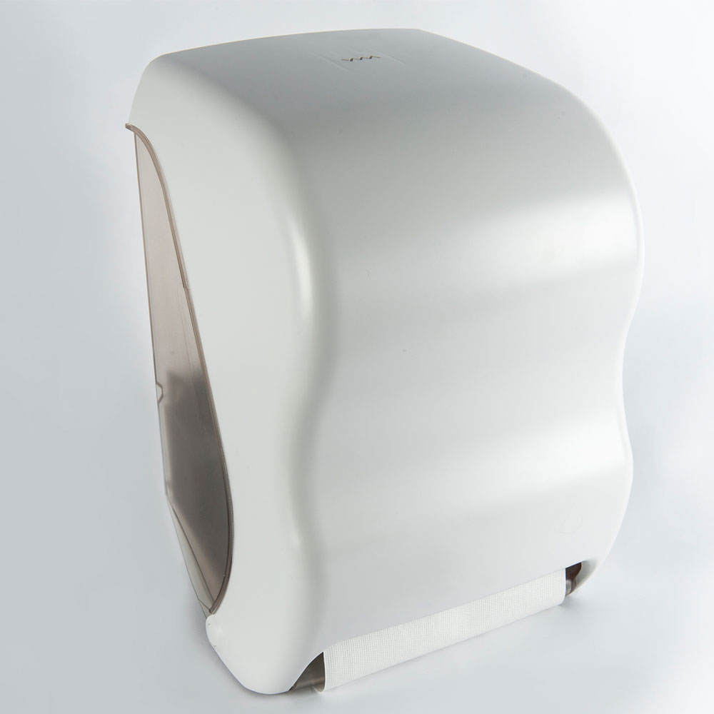 San Jamar Tear-n-dry No touch Papier-Rollenhandtuch Spender weiss/transparent