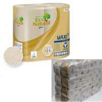 BigPack 24 Küchenrollen 1 Rolle entspricht 3 Haushaltsüblichen EcoNatural Maxi 2-lagig aus recycelte