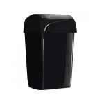 Müllsammler 43 Liter, schwarz, schöner Mülleimer