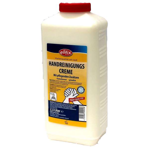 Handreinigungscreme Handwaschpaste mit Reibekörper 2500ml WH-Flasche Spenderflasche für Armhebelspen