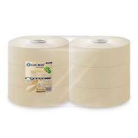 2-lagig 380m Toilettenpapierrollen 6 Stück Recycling Jumbo-Toilettenpapier 