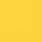 1000 St. Duni Servietten, gelb 40x40cm, 3-lagig
