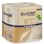 Lucart EcoNatural 250, 811831, Toilettenpapier aus Recyclingmaterial, Blumendruck,